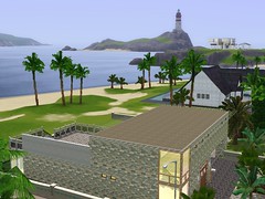 Luxury villa by the sea (The Sims 3)