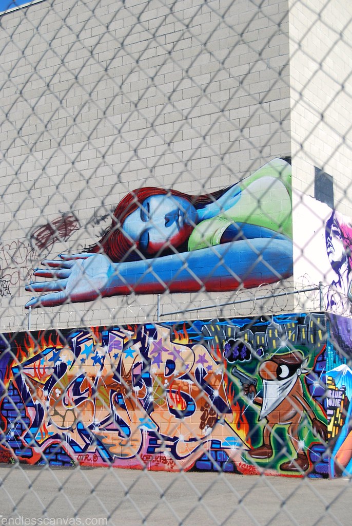 CHB Graffiti Girl Los Angeles CA. 
