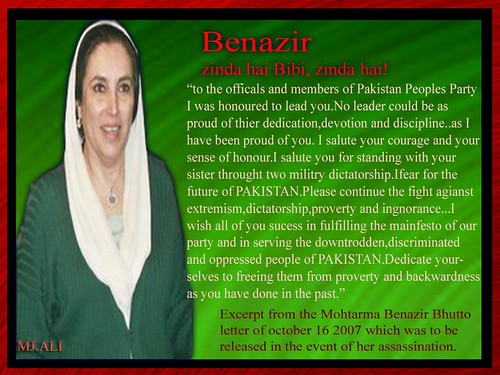 benazir bhutto shaheed. Mohtarma Benazir Bhutto Shaheed
