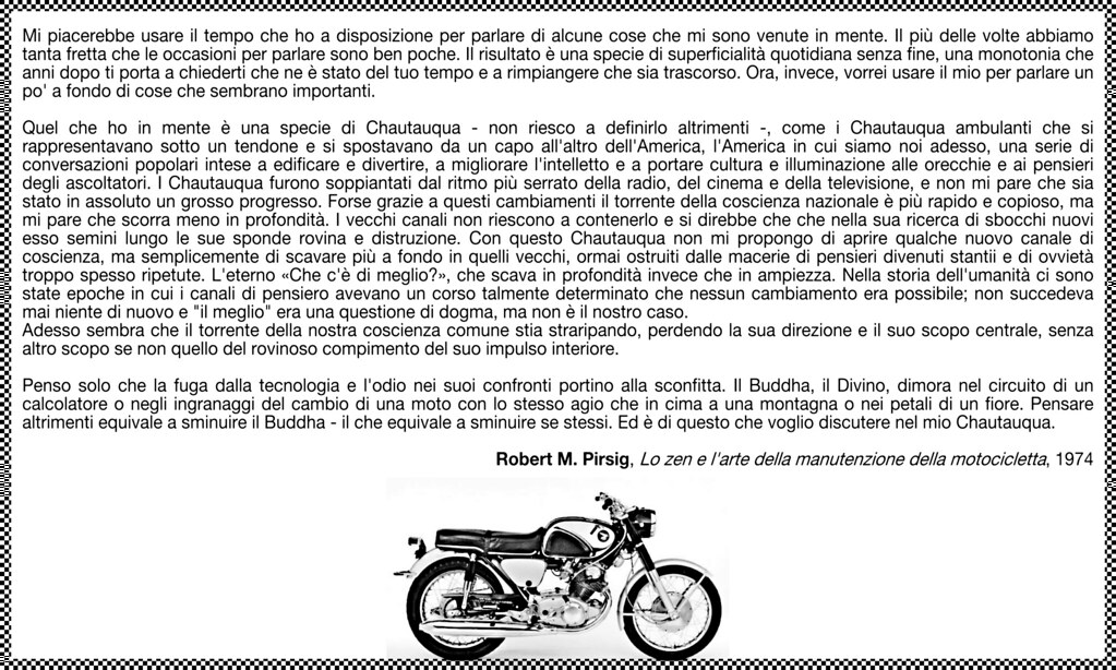 Robert Pirsig, Lo zen e l'arte della manutenzione della motocicletta