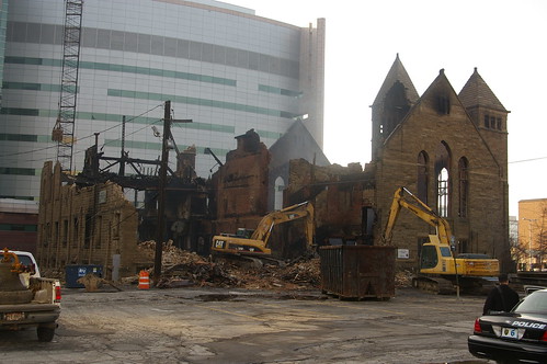Euclid Avenue Congregational Church demolition