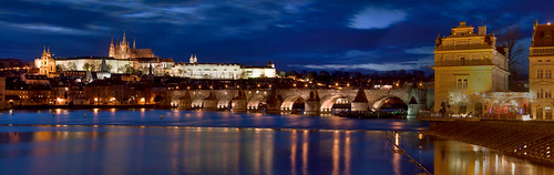 riverside of Prague
