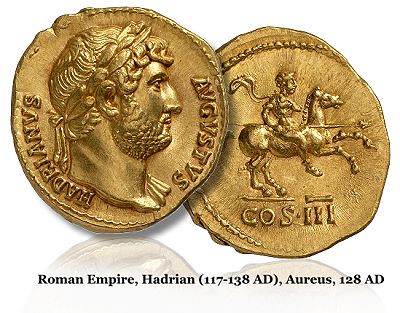 Roman Empire Hadrian (117-138 AD) 