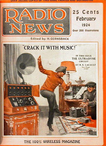 Radio News cover, Feb. 1924