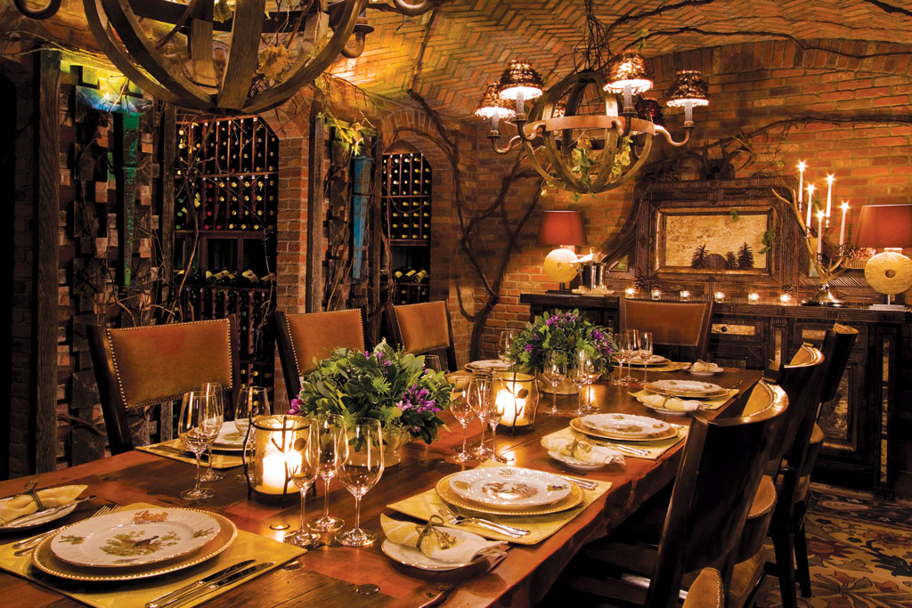 Private Dining in the Wine Cellar