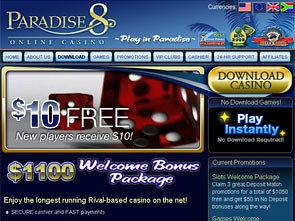 Paradise 8 Casino Home