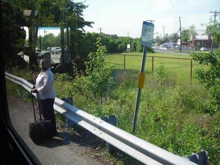 bus stop in Prince George's County (by: Cheryl Cort)
