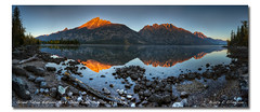 Grand Teton National Park. Jenny Lake Sunrise. 9-26-2010