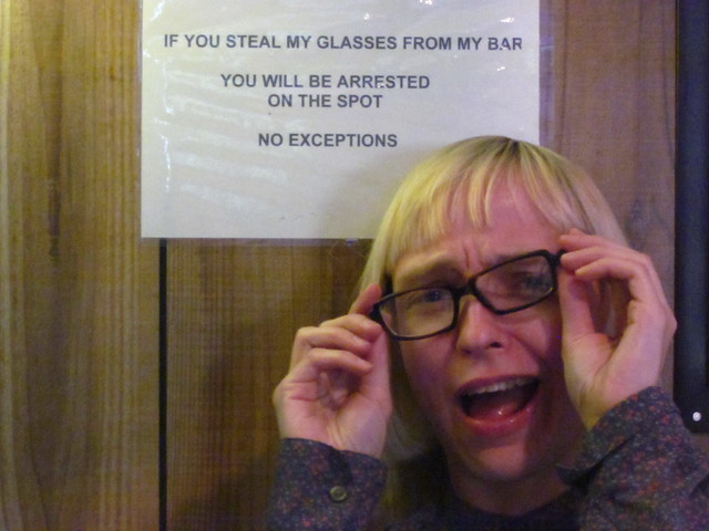 If you steal my glasses...