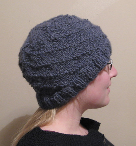 Slouchy textured hat