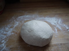 100% Sourdough Rye Bread - Dough kneaded after 5-minute rest