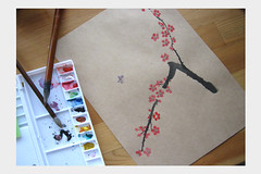 plum blossom print