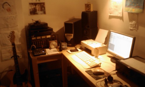 "The Shop" recording studio, East Dulwich, London