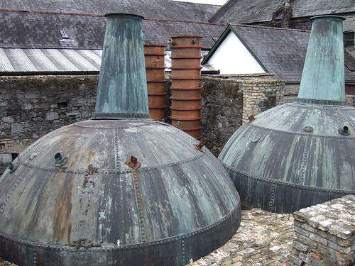 Old stills at Kilbeggan Distillery