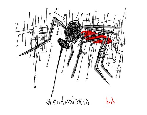 #endmalaria by @gapingvoid, in honor of World Malaria Day 2010