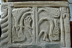 Romanesque font Aston Le Walls, Northamptonshire