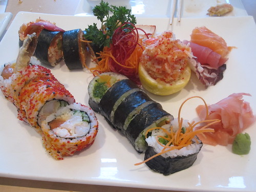 Sushi feat at Mikasa