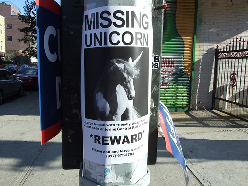 Missing Unicorn in Williamsberg