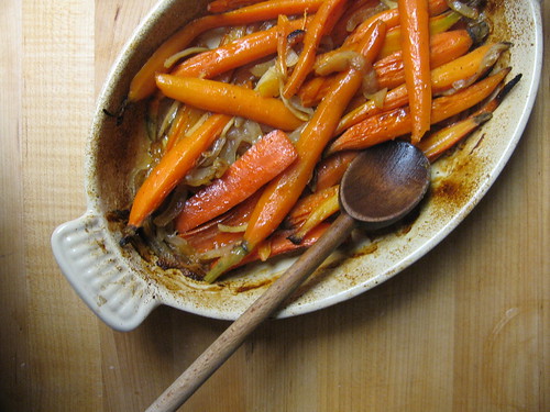 braised carrots with honey and ginger