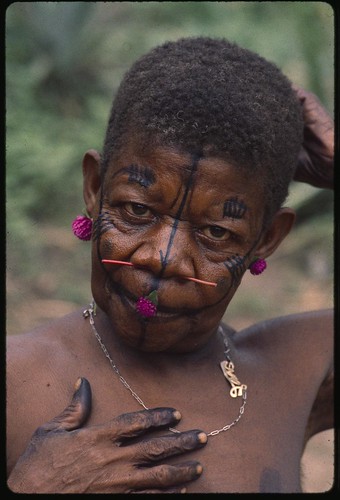 mbuti woman adorned