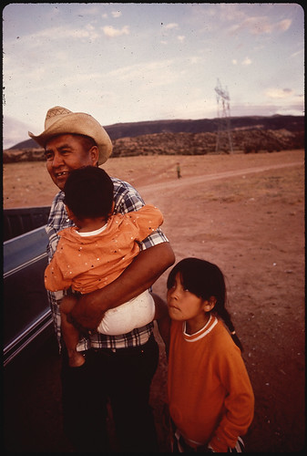 Navaho Father and Children