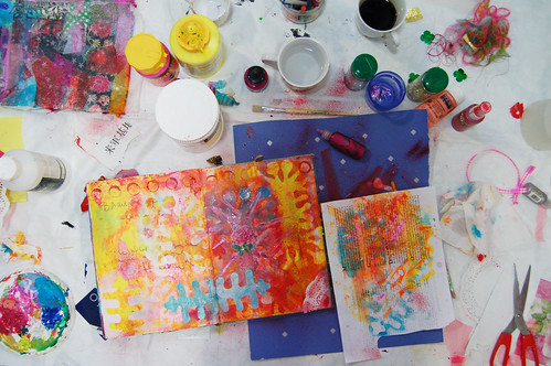 Art Journal play: Braving the elements