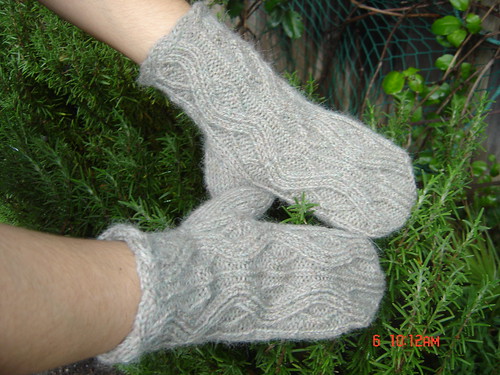 Twisted Mittens from TTL with Eastport Yarn