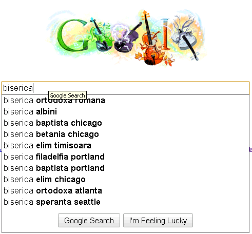 Google.com recomandare Biserica Albini *