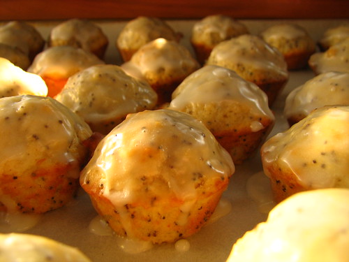 glazed mini muffins