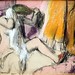 Edgar Degas - After the Bath at Neue Pinakothek Munich Germany
