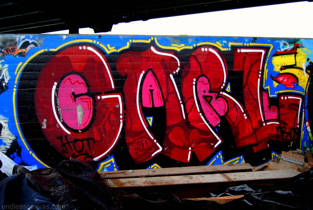 Hot Carl Graffiti Piece in Oakland, California. 