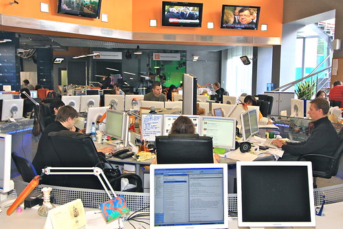 Newsroom von RIA Novosti in Moskau 4 ©  J