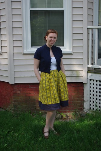 Victorian Wallpaper Skirt