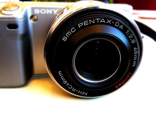 SONY NEX-5 + Pentax DA40mm :-)