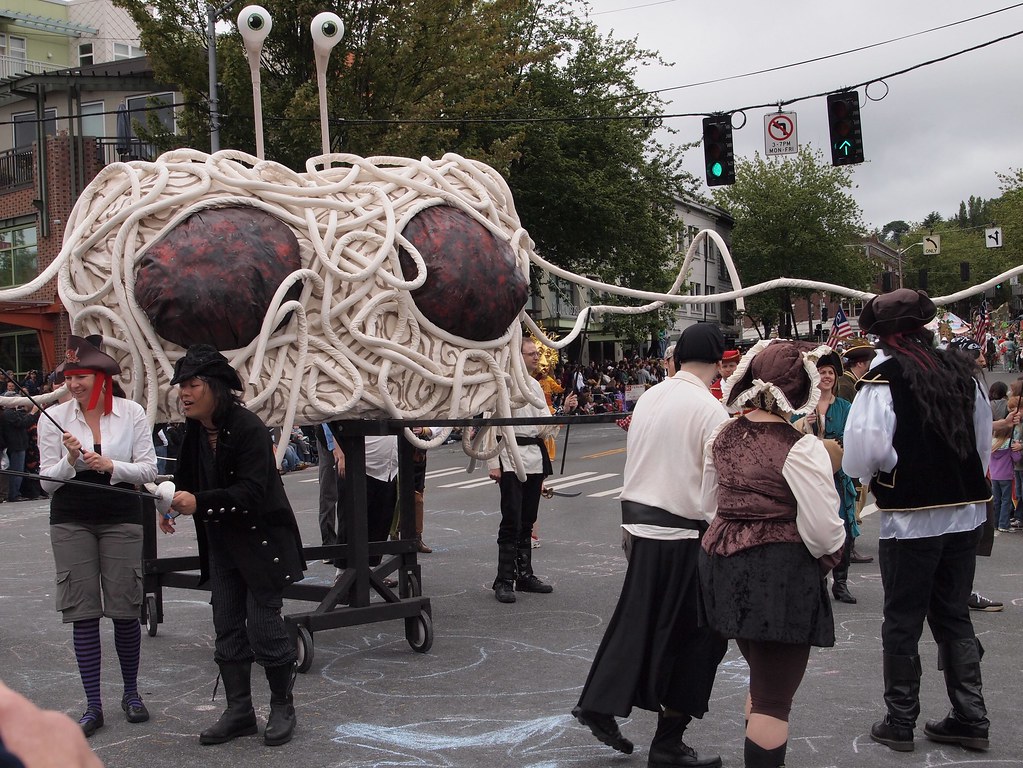 Pastafaris de procesión