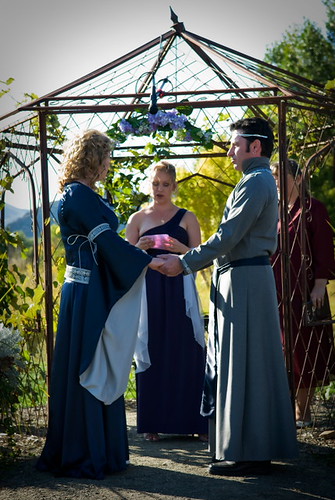 What made our wedding offbeat We were inspired by Lord of the Rings and 