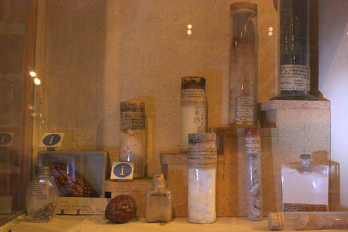 Old Glass Bottles with Cork Top
