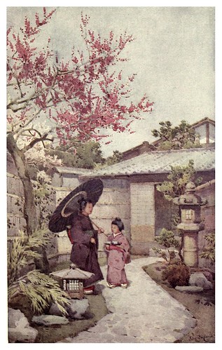 010-La flor del ciruelo Kobai-The flowers and gardens of Japan (1908)-  Ella Du Cane