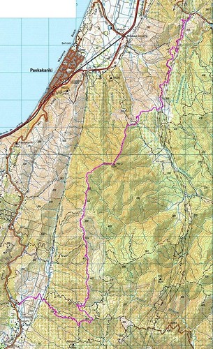 Mt Wainui Map