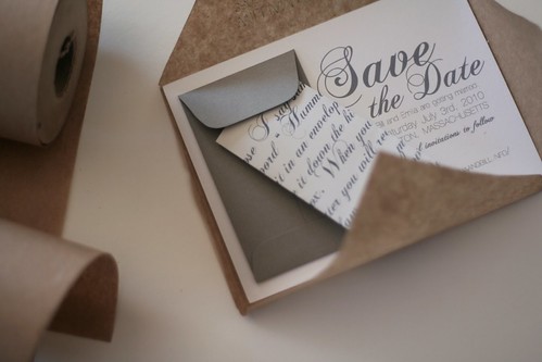 Invitations with mini envelopes are my fave