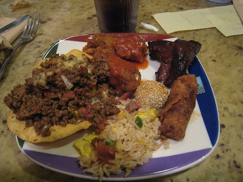 Plate #2 at the Carnival Buffet