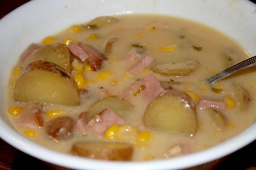 "Hearty Ham Casserole" soup