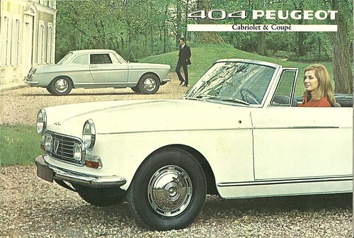 Peugeot 404 coupe and