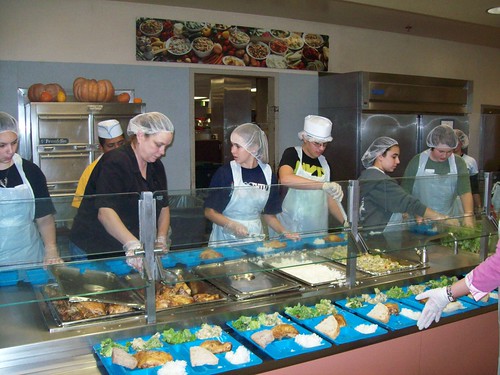 Foothills Christian School - Serving Lunch