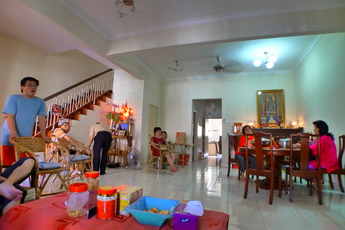 Inside uncle's house