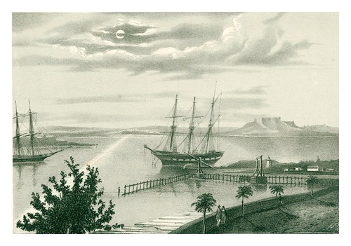 012-Vista del fondo de la bahia de la Habana-Paseo de Roncali-Álbum pintoresco de la Isla de Cuba- 1853