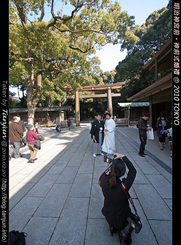 明治神宮前。神前式婚禮 @ 2010 TOKYO