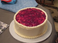 Raspberry-Almond Cake