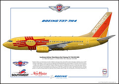 Southwest Airlines New Mexico One Boeing 737-7H4 N781WN