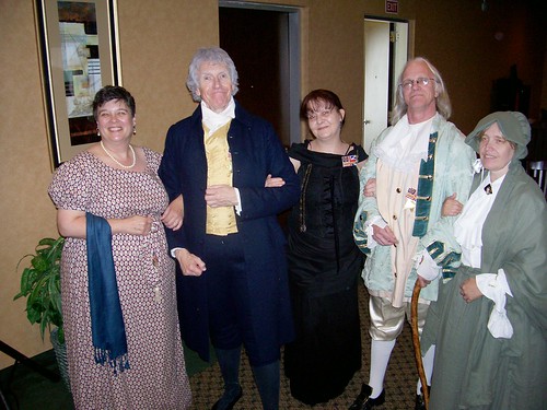 Jefferson, Franklin, their wives, & my wife.